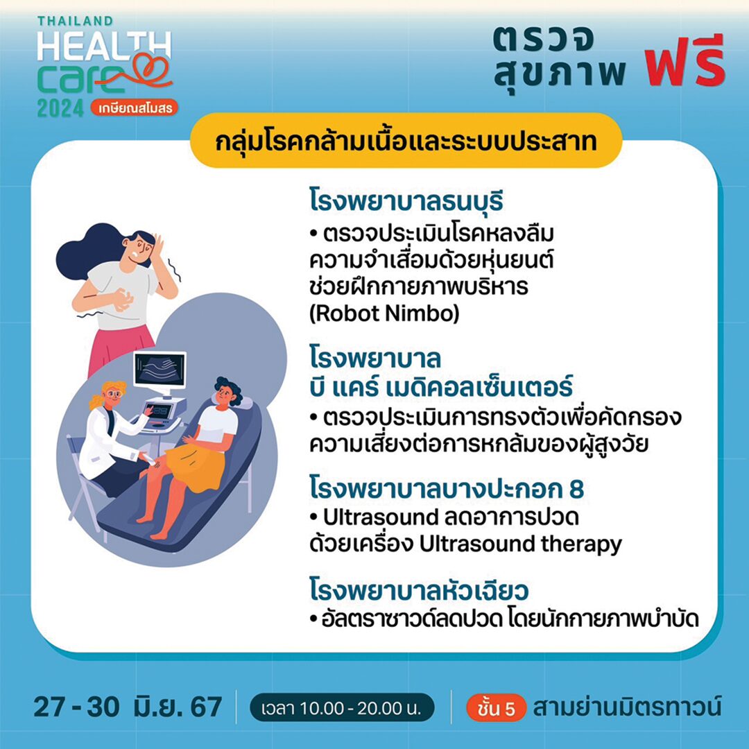หลาก&หลาย - ‘เกษียณสโมสร’งานแฟร์สุขภาพ Thailand Healthcare 2024