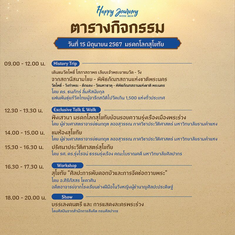 หลาก&หลาย - เที่ยวฟรีมรดกสยาม 3 สมัย ย้อนรอยยุคทวารวดี-สุโขทัย-อยุธยา