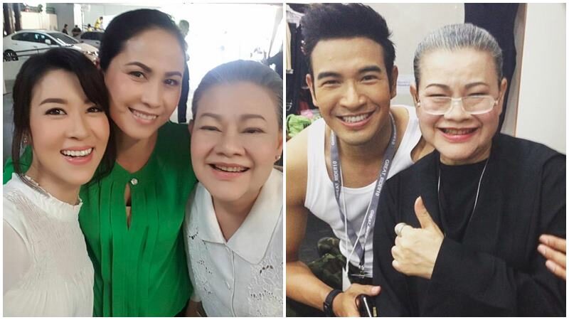 แม่แอ๊ด โฉมฉาย เป็นที่รักของนักแสดงทุกรุ่น