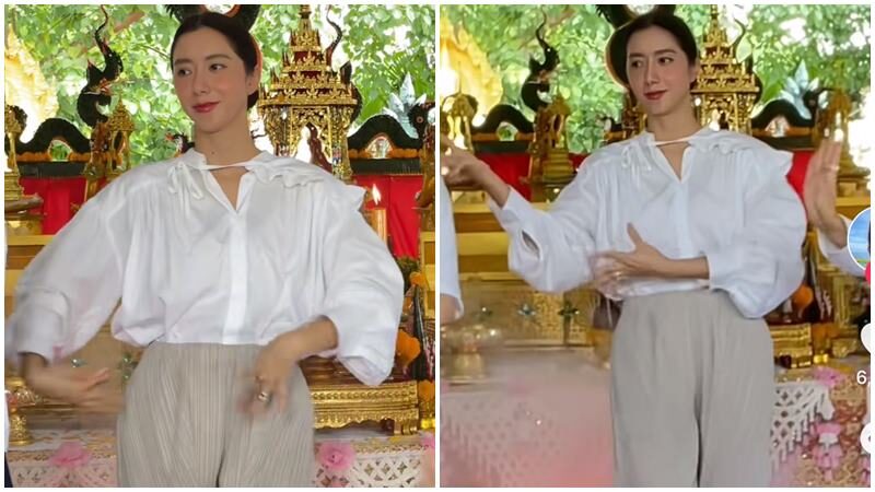 ไอซ์ อภิษฎา พาส่องเลขขันน้ำมนต์