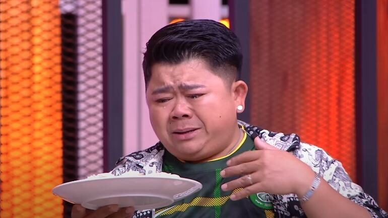 โก๊ะตี๋ ปล่อยโฮกลางรายการ