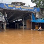 จมครั้งที่ 3 ระทึกกลางดึก น้ำแม่สาย ไหลแรงทะลักเอ่อท่วมหนัก ชุมชน-ตลาด ชายแดน