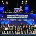 ม.มหาสารคาม - สถาบันการจัดการปัญญาภิวัฒน์ คว้าถ้วยรางวัล Platinum Award งานวิจัยแห่งชาติ