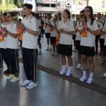 ทัพลูกยางสาวไทย กราบสักการะย่าโม เอาฤกษ์เอาชัย เสริมสิริมงคล ก่อนลุยศึกวอลเลย์ ซี วี ลีก