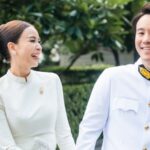 เบนซ์ ปุณยาพร พร้อมแฟนหนุ่ม แก๊ป วิทนาถ เข้ารับพระราชทานน้ำสังข์สมรส จากกรมสมเด็จพระเทพ ฯ พร้อมฉลองสมรสสิ้นปี
