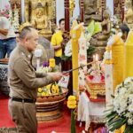 พล.ต.ท.ประจวบ พร้อมกัลยาณมิตร ร่วมอนุโมทนาบุญ ทอดผ้าป่ามหากุศล วัดป่าดาราภิรมย์