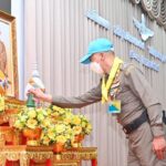 ผู้บัญชาการตำรวจแห่งชาติบรรยายให้ความรู้เรื่องโครงการจิตอาสาพระราชทาน