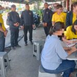 ตม.จว.กระบี่ ตรวจเข้ม สนองนโยบาย ผบ.ตร. และ ผบช.สตม. บูรณาการตรวจร่วมจัดหางานจังหวัด