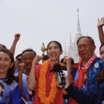 ชาวสุราษฎร์ฯ แห่ต้อนรับ น้องเทนนิส ฮีโร่โอลิมปิกเหรียญทองสองสมัย หนึ่งเดียวชาวไทย