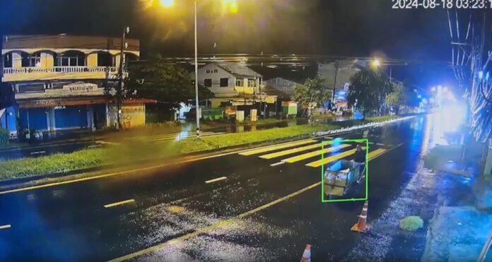 วงจรปิดจับภาพ นายบัวลี ผู้ก่อเหตุ