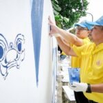Bravo BKK เติมสีสันให้ชุมชน ปรับปรุงสตรีตอาร์ตริมคลองแสนแสบ