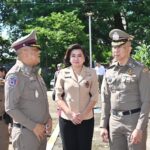 ผบ.ตร. -นายกสมาคมแม่บ้านตร. เยี่ยมสถานีตำรวจน้ำนครพนม-สถานีตำรวจภูธรธาตุพนม