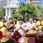 สน.วังทองหลาง ครบรอบ 30 ปี ฤกษ์ดีจัดพิธีเททองหล่อพระพุทธชยันตี ปางสมาธิ
