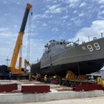 กองทัพเรือ ปรับภูมิทัศน์ประตูกองเรือยุทธการ ลำเลียงเรือ ต.99 มาจัดวาง