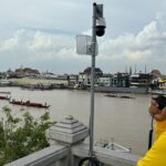 เสนาธิการทหารเรือ เดินทางตรวจการซ้อมรูปขบวนเรือในแม่น้ำเจ้าพระยา ครั้งที่ 6