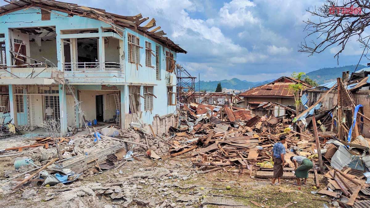 Deadly Deception: Myanmar Army Unleashes Aerial Assault on Lashio Town Despite Peace Talks Invitation