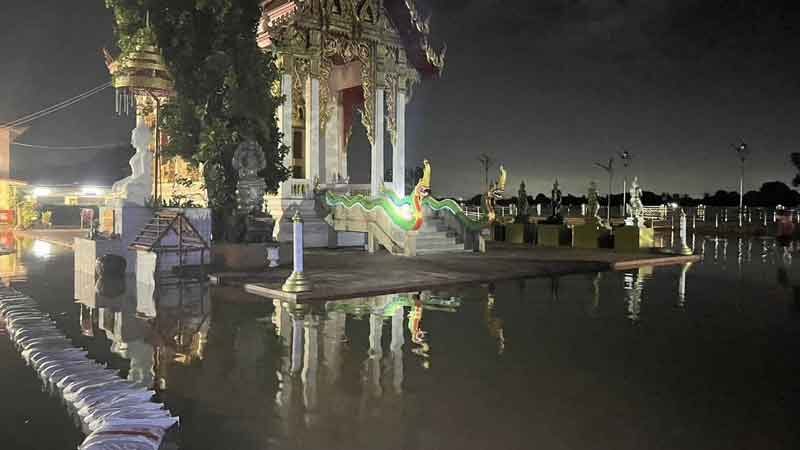 Mekong River Floods Nong Khai Province