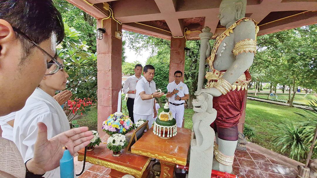 สกู๊ปหน้าพระ - พิธีบวงสรวงพระเจ้าชัยวรมันที่ 7  พิพิธภัณฑสถานแห่งชาติ พิมาย