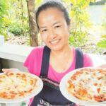 พิซซ่าหน้าเห็ดเผาะ ซิกเนเจอร์ บ้านไร่ภูคูนคำ หนึบ กรุบ อร่อยไม่เหมือนใคร