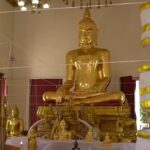 แห่หลวงพ่อหิน ข้ามเขื่อนเจ้าพระยา คอหวยไม่พลาด ส่องทะเบียนรถ-เลขธูปบวงสรวง