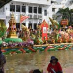 ปชช.แห่ นมัสการ หลวงพ่อโตจำลอง งานประเพณีรับบัว หนึ่งเดียวในโลก แห่งเดียวในไทย 