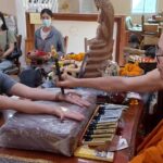 ถูกรางวัลที่1คนที่4แล้ว ชาวบ้านแห่เจิมมือ เชื่อได้เจิม เสริมดวง มีโชคลาภ ถูกรางวัลใหญ่ 