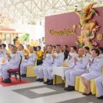 ราชเลขานุการในพระองค์ฯ ประธานพิธีบวงสรวง การแสดงโขนมูลนิธิส่งเสริมศิลปาชีพฯ