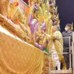 ราชเลขานุการในพระองค์ฯ ประธานพิธีบวงสรวง การแสดงโขนมูลนิธิส่งเสริมศิลปาชีพฯ