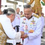 ราชเลขานุการในพระองค์ฯ ประธานพิธีบวงสรวง การแสดงโขนมูลนิธิส่งเสริมศิลปาชีพฯ