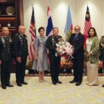 ผบ.ทสส. พร้อมภริยาร่วมงานเลี้ยงรับรอง เนื่องในโอกาสครบรอบ 91 ปี วันกองทัพมาเลเซีย