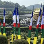 สวนนงนุช ถือฤกษ์ดี 9.09 น. เปลี่ยนธงมนตรา 9 ผืน สัญลักษณ์แห่งความโชคดี-เสริมสิริมงคล