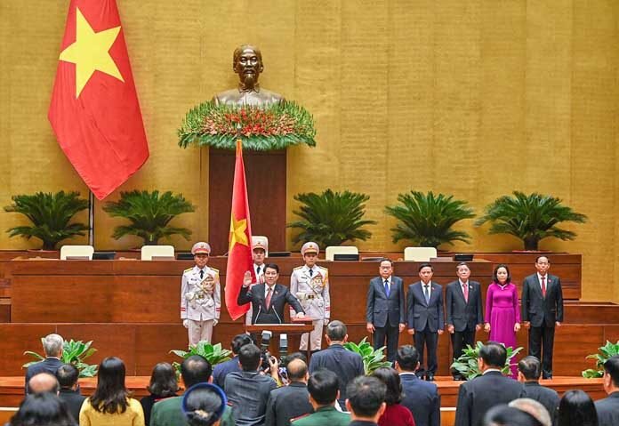สภาเวียดนามลงมติเอกฉันท์ 440 เสียง เลือก “พล.อ.เลือง เกือง” เป็นประธานาธิบดี