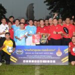 สิงห์ออลสตาร์ ดวลแข้ง  มทร.รัตนโกสินทร์ รายได้สร้าง ลานกีฬาชุมชน จ.นครปฐม