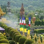 สวนนงนุชพัทยา ได้ฤกษ์ดีเปลี่ยนธงมนตราสัญลักษณ์แห่งความโชคดี 