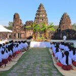 บวงสรวงปราสาทหินพิมาย บูชาขอพร พระศิวะ-สิ่งศักดิ์สิทธิ์ ตามคติโบราณ เสริมสิริมงคล