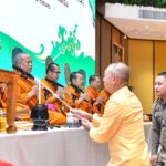 นิมนต์ สมเด็จธงชัย ประกอบพิธีทำบุญ ทส. เสริมสิริมงคล คณะผู้บริหาร-เจ้าหน้าที่