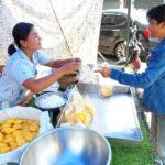 ขนมตาล รสชาติหวานมัน เนื้อนุ่มขึ้นฟู กลิ่นหอม สดใหม่ ของอร่อย เมืองบ้านโป่ง