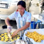ขนมตาล รสชาติหวานมัน เนื้อนุ่มขึ้นฟู กลิ่นหอม สดใหม่ ของอร่อย เมืองบ้านโป่ง