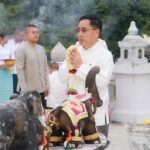 จัดพิธีบอกกล่าว พ่อขุนศรีอินทราทิตย์-พระแม่ย่า เตรียมเริ่มงานประเพณีลอยกระทง