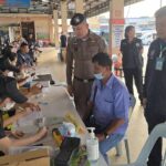 ตำรวจท่องเที่ยวจังหวัดลพบุรี ตรวจสารเสพติด ผู้ขับขี่รถสาธารณะ ครั้งที่สอง