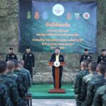 รมว.กลาโหม เปิดงานสืบสานงานพัฒนาบนฐานพุทธธรรมฯ ตรวจเยี่ยมฝึกทหารใหม่