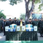รมว.กลาโหม เปิดงานสืบสานงานพัฒนาบนฐานพุทธธรรมฯ ตรวจเยี่ยมฝึกทหารใหม่