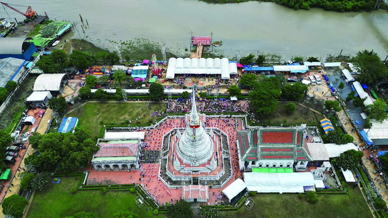 ข่าวสดพระเครื่อง - งานไหว้‘พระเจดีย์กลางน้ำ’ สมุทรปราการ2ฝั่งสักการบูชา