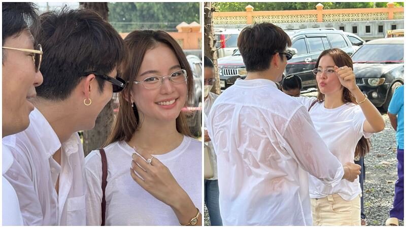 ‘โบว์ เมลดา’ พา ‘อาเล็ก’ เปิดโลก ม่วนจอยโชว์สเต็ปเต้นหน้ารถแห่งานกฐิน