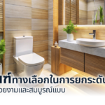 สุขภัณฑ์ ทางเลือกในการยกระดับห้องน้ำของคุณให้สวยงามและสมบูรณ์แบบ!