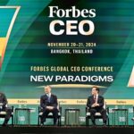 ผู้นำเครือซีพี ‘ธนินท์-สุภกิต-ศุภชัย’ ร่วมงาน Forbes Global CEO Conference 2024