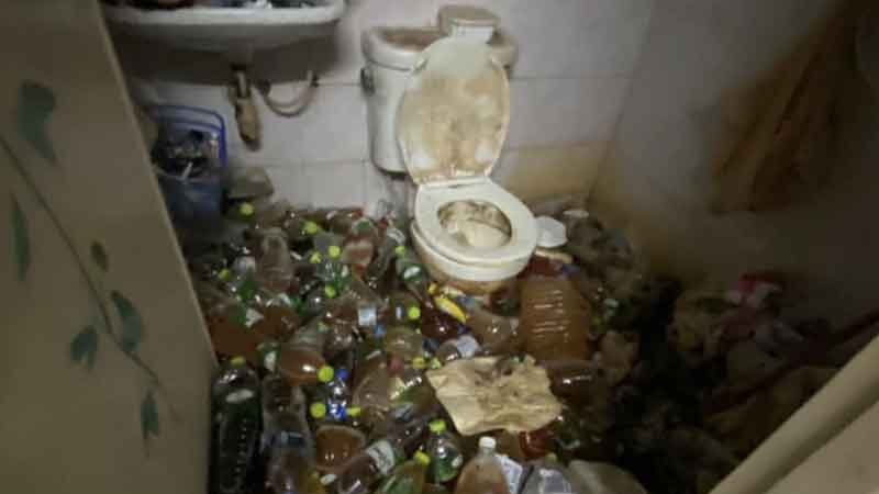เจ้าของหอผงะ ผู้เช่าแสบเผ่นหนีค้างค่าเช่าหลักหมื่น ทิ้งขยะให้ดูต่างหน้า กองท่วมถึงเพดาน