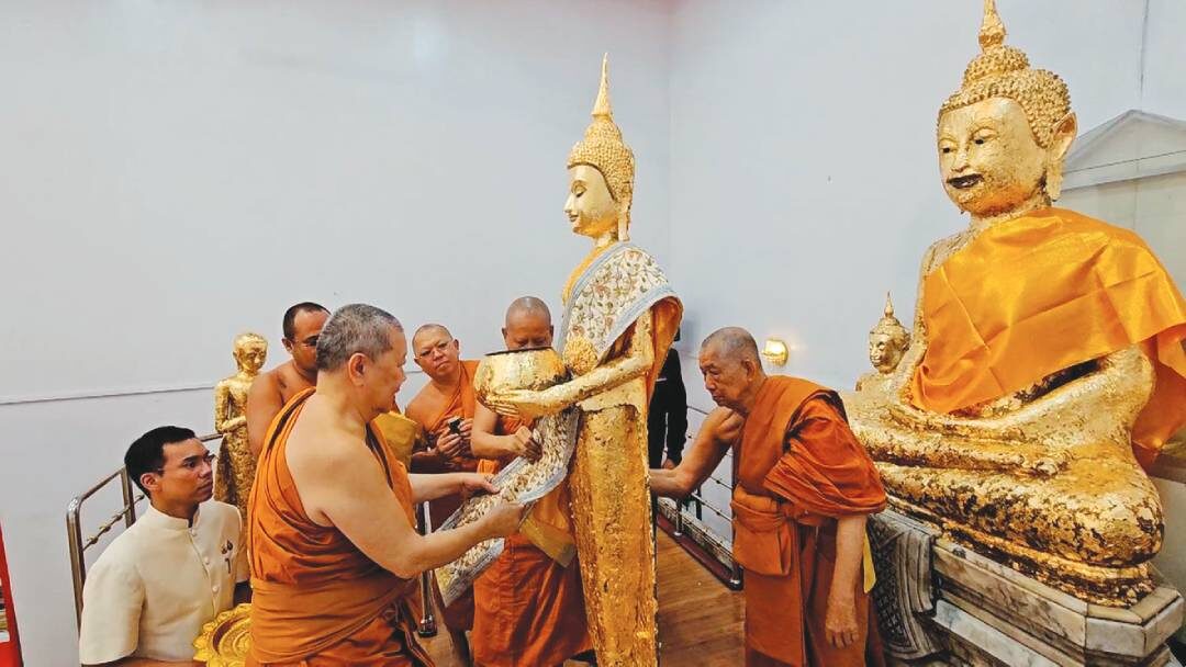 รายงานพิเศษ - อัญเชิญพระพุทธรูป5พี่น้อง ตั้งที่วัดหลวงพ่อบ้านแหลม