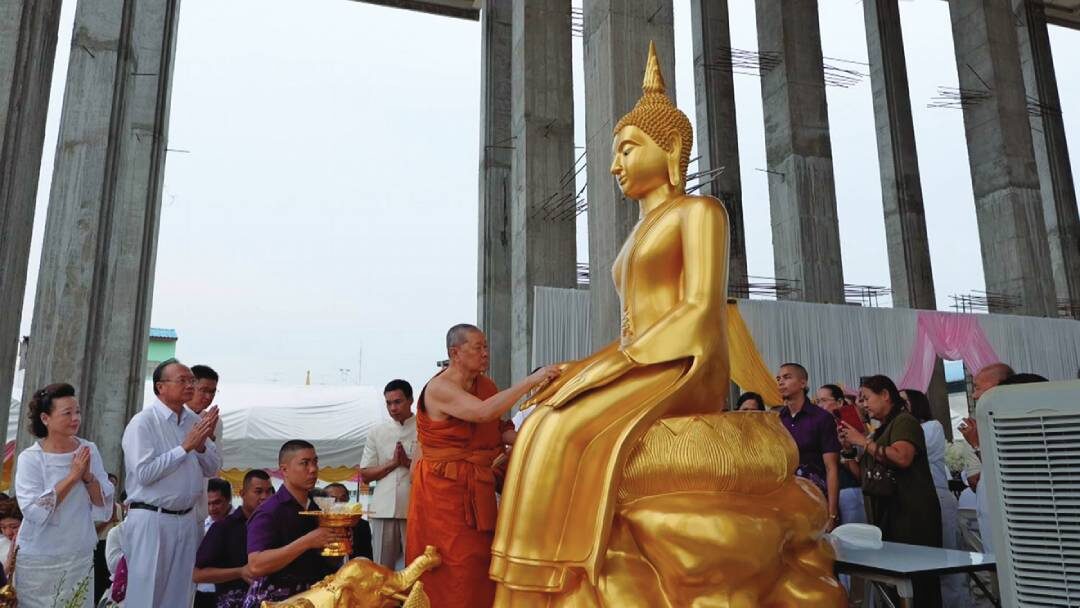 รายงานพิเศษ - อัญเชิญพระพุทธรูป5พี่น้อง ตั้งที่วัดหลวงพ่อบ้านแหลม