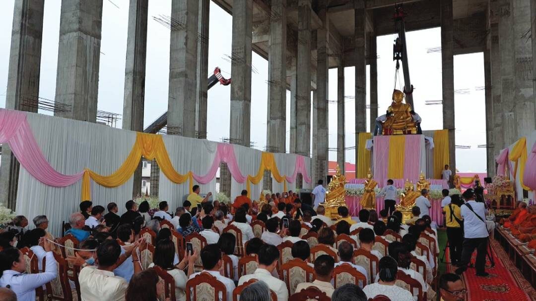 รายงานพิเศษ - อัญเชิญพระพุทธรูป5พี่น้อง ตั้งที่วัดหลวงพ่อบ้านแหลม